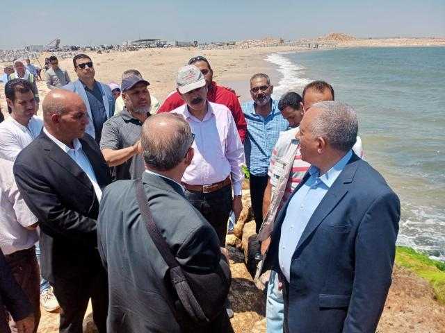 وزير الري يتفقد مشروعات حماية الشواطئ بمحافظة كفر الشيخ